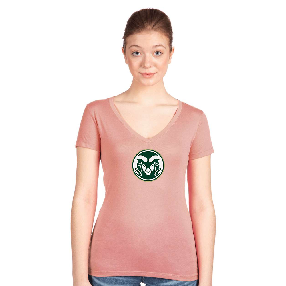 Women's Colorado State Rams Next Level V-Neck T-Shirt