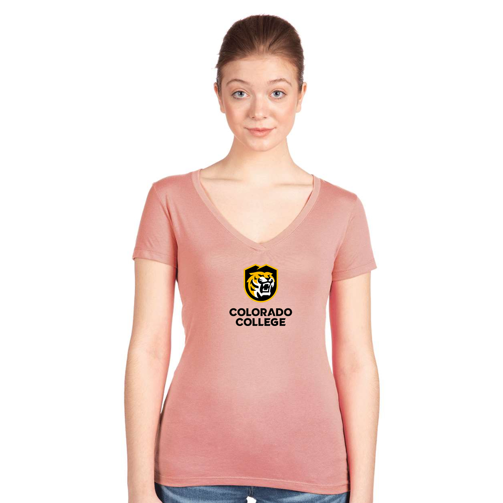 Women's  Colorado College Tigers Next Level V-Neck T-Shirt