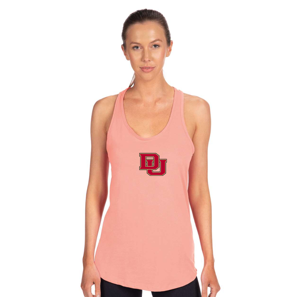 Women's Denver Pioneers  Next Level Ideal Racerback Tank