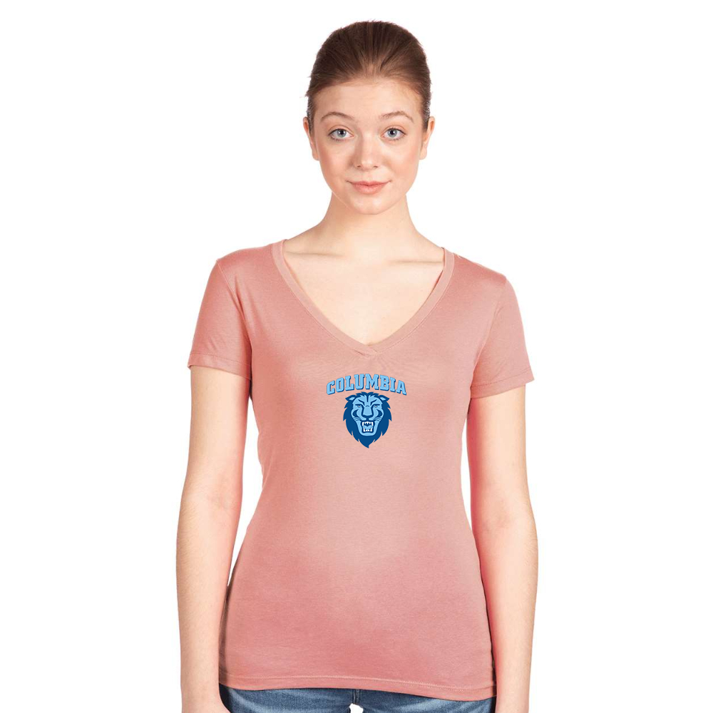 Women's  Columbia Lions Next Level V-Neck T-Shirt