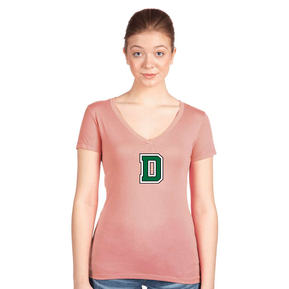 Women's  Dartmouth Big Green  Next Level V-Neck T-Shirt