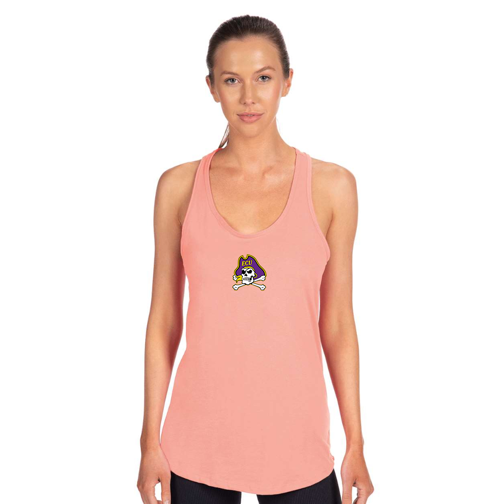 Women's East Carolina Pirates  Next Level Ideal Racerback Tank