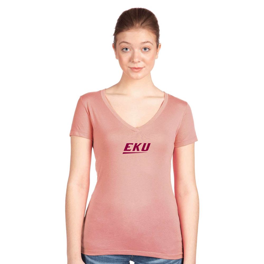Women's  Eastern Kentucky Colonels Next Level V-Neck T-Shirt