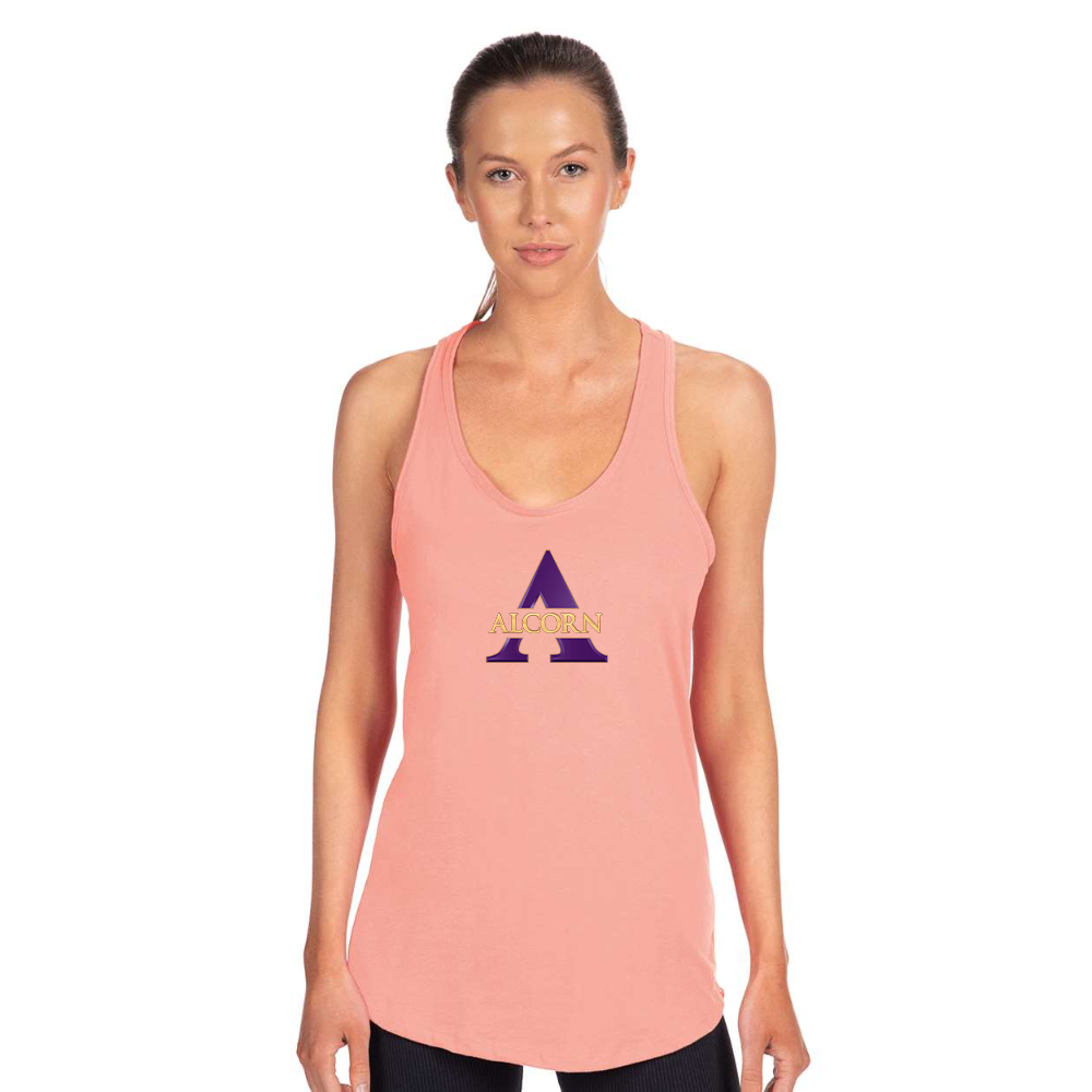 Women's Alcorn State Braves  Next Level Ideal Racerback Tank