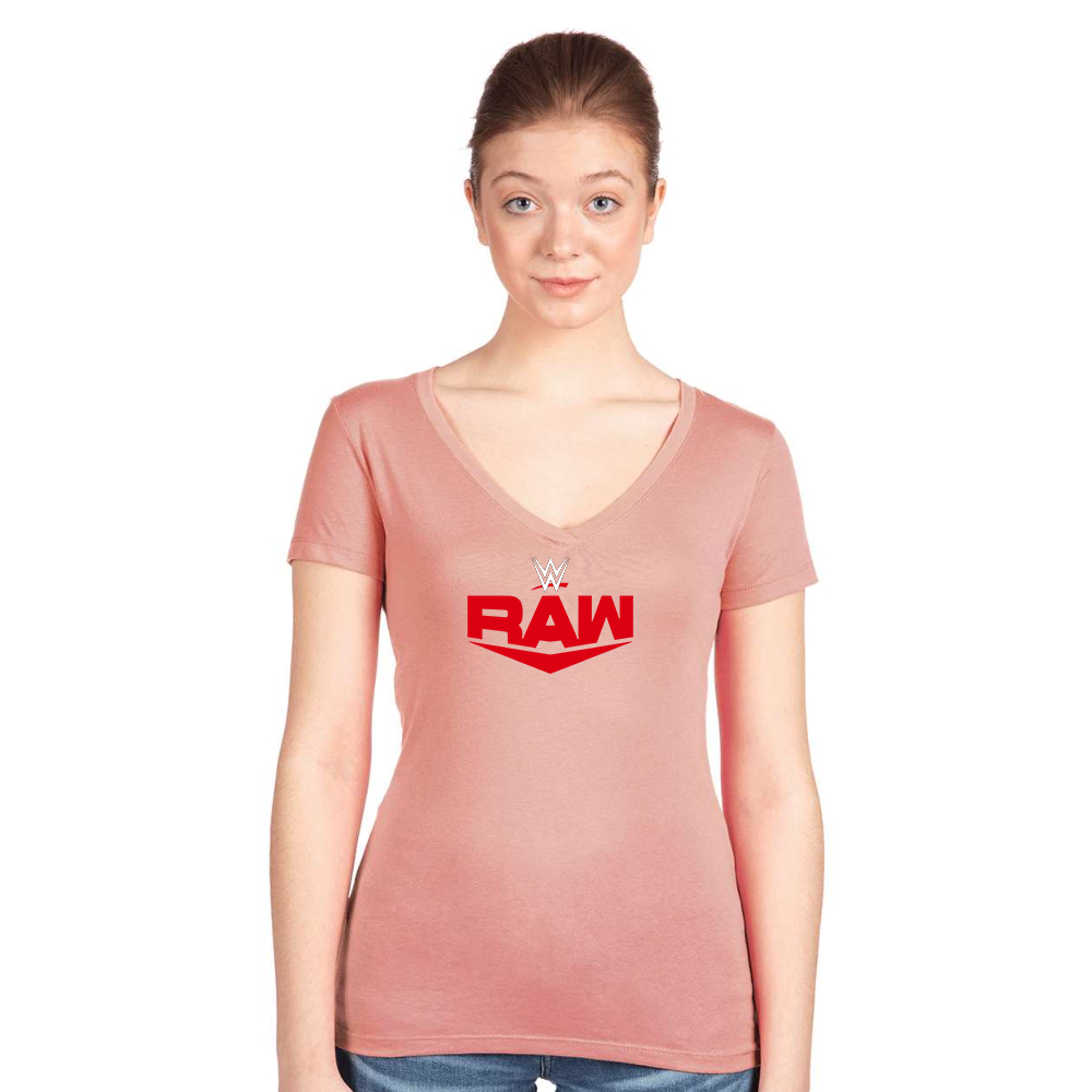 Women's WWE Raw  Next Level V-Neck T-Shirt