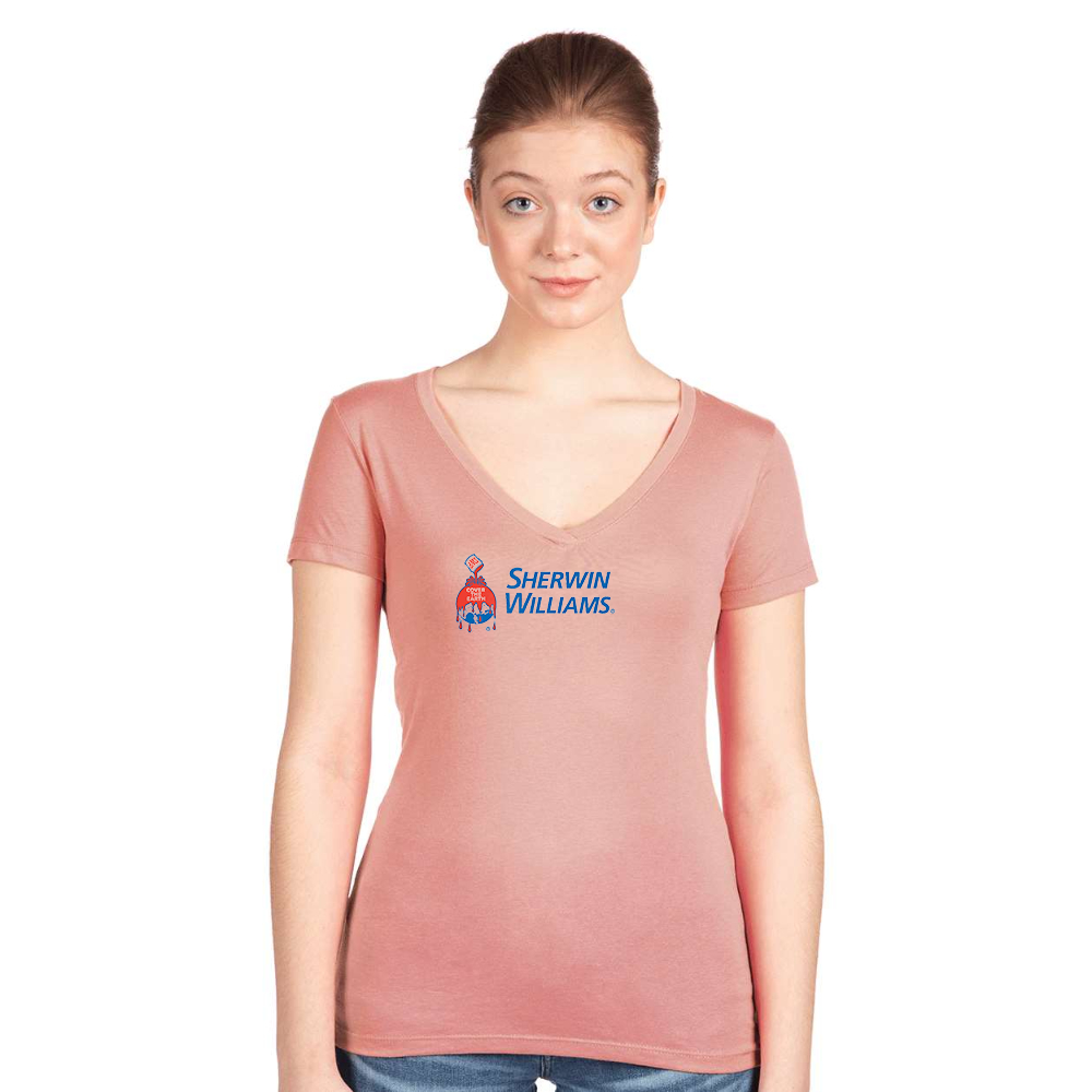 Women's Sherwin Williams Next Level V-Neck T-Shirt