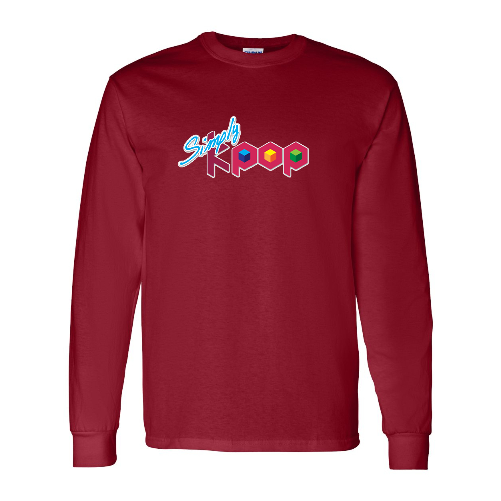 Men's  Simply Kpop  Gildan Heavy Cotton Long Sleeve T-Shirt