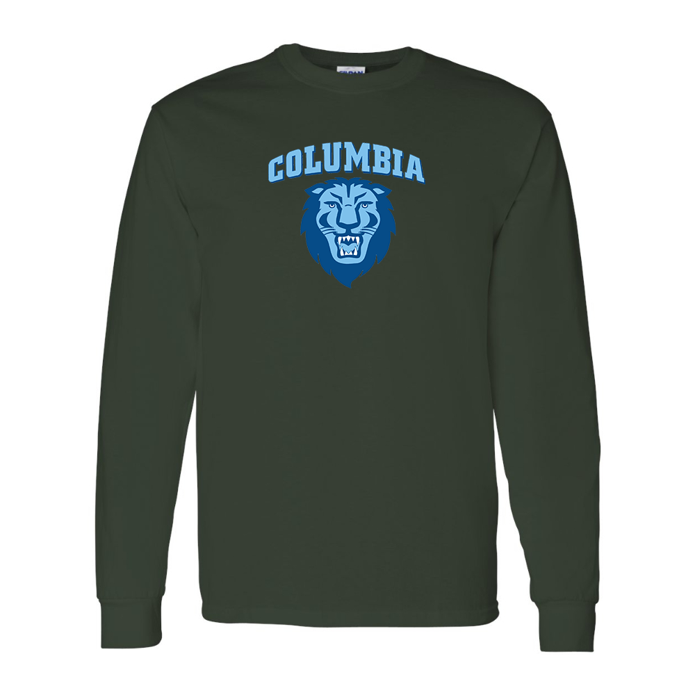 Men's Columbia Lions Gildan Heavy Cotton Long Sleeve T-Shirt
