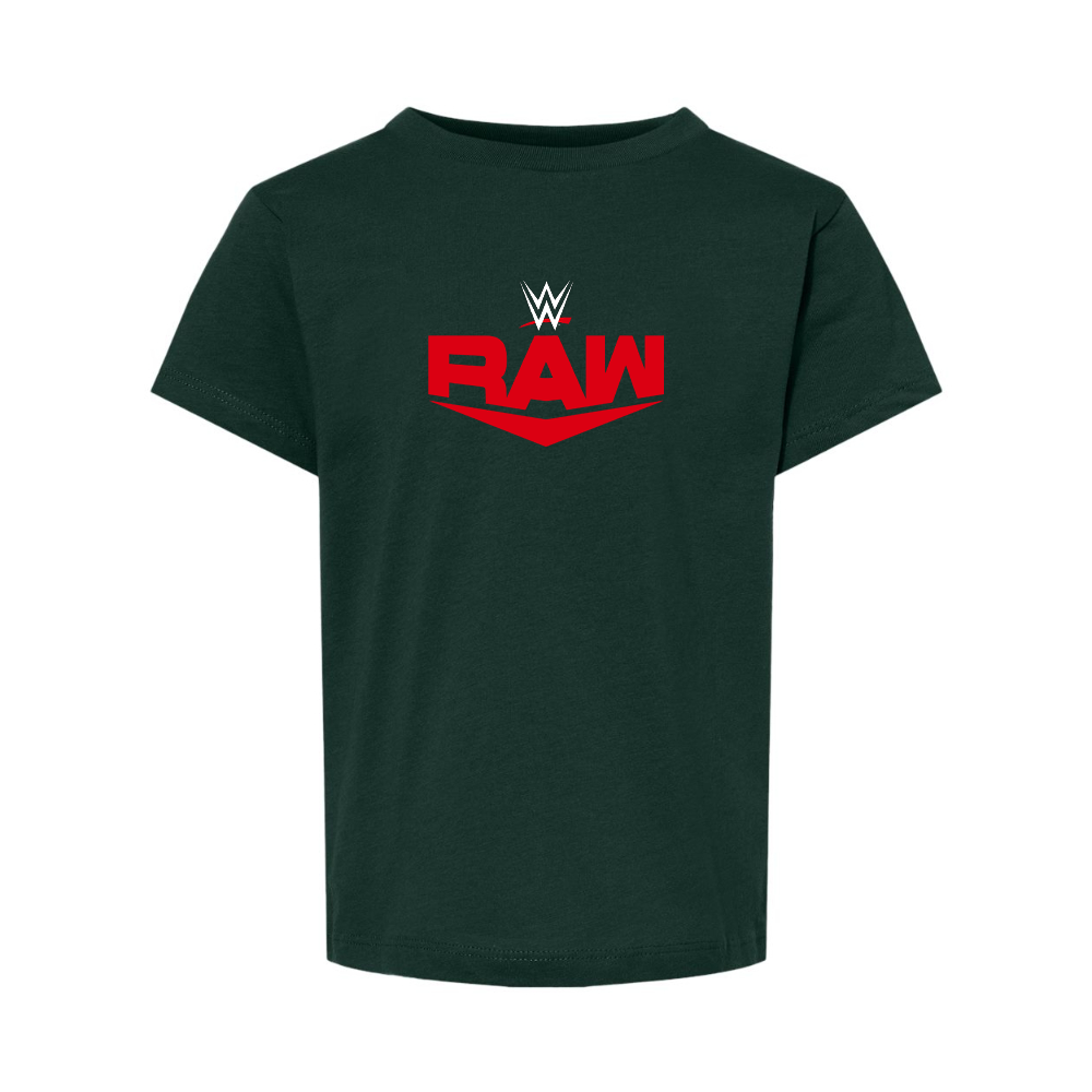 WWE Raw  BELLA  CANVAS Toddler Jersey Tee