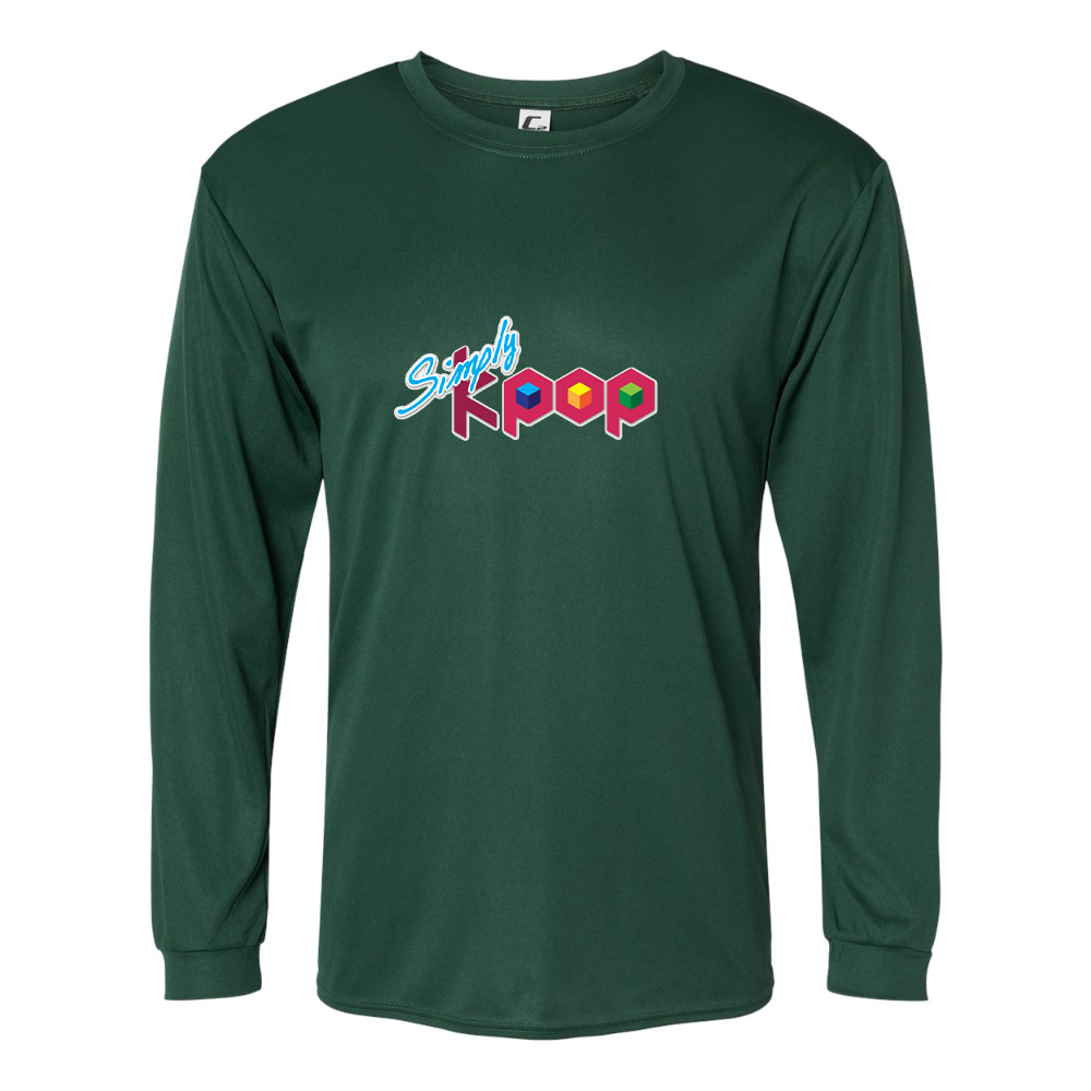 Men's Simply Kpop Performance Long Sleeve T-Shirt