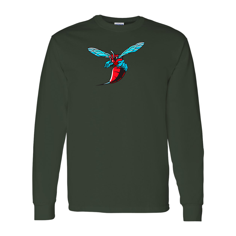 Men's Delaware State Hornets Gildan Heavy Cotton Long Sleeve T-Shirt