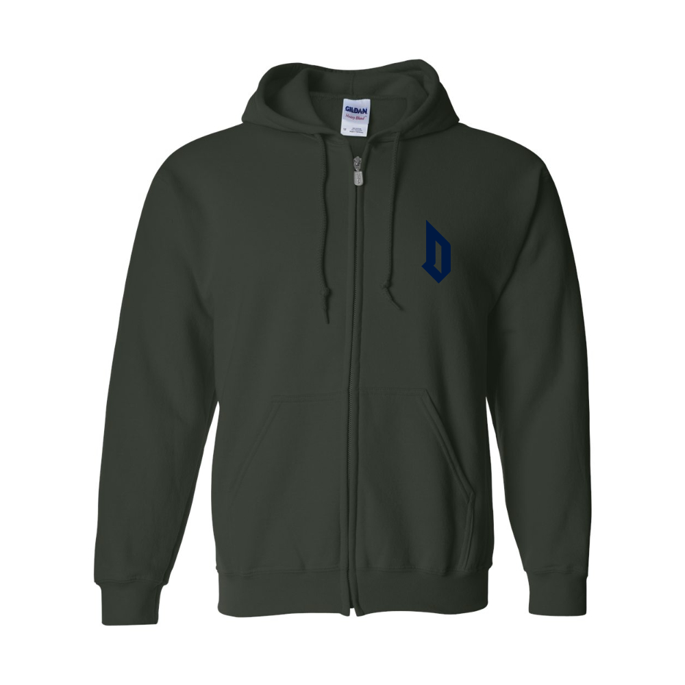 Men's  Duquesne Dukes  Gildan  Heavy Blend Full Zip Hooded Sweatshirt