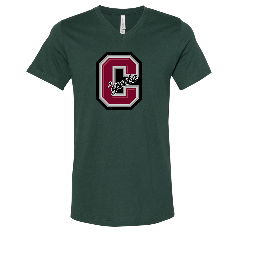 Colgate Raiders BELLA  CANVAS - Jersey V-Neck T-Shirt