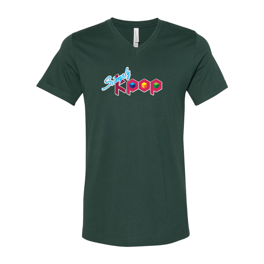 Simply Kpop BELLA  CANVAS - Jersey V-Neck T-Shirt
