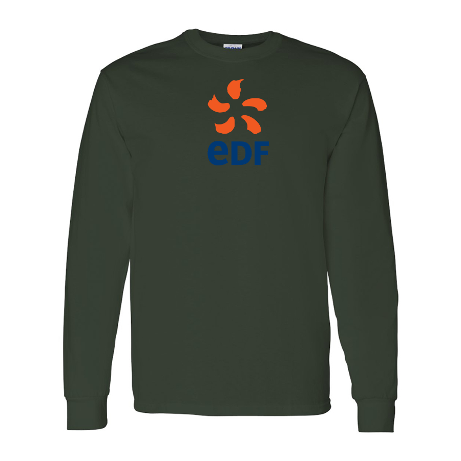 Men's Edf Gildan Heavy Cotton Long Sleeve T-Shirt