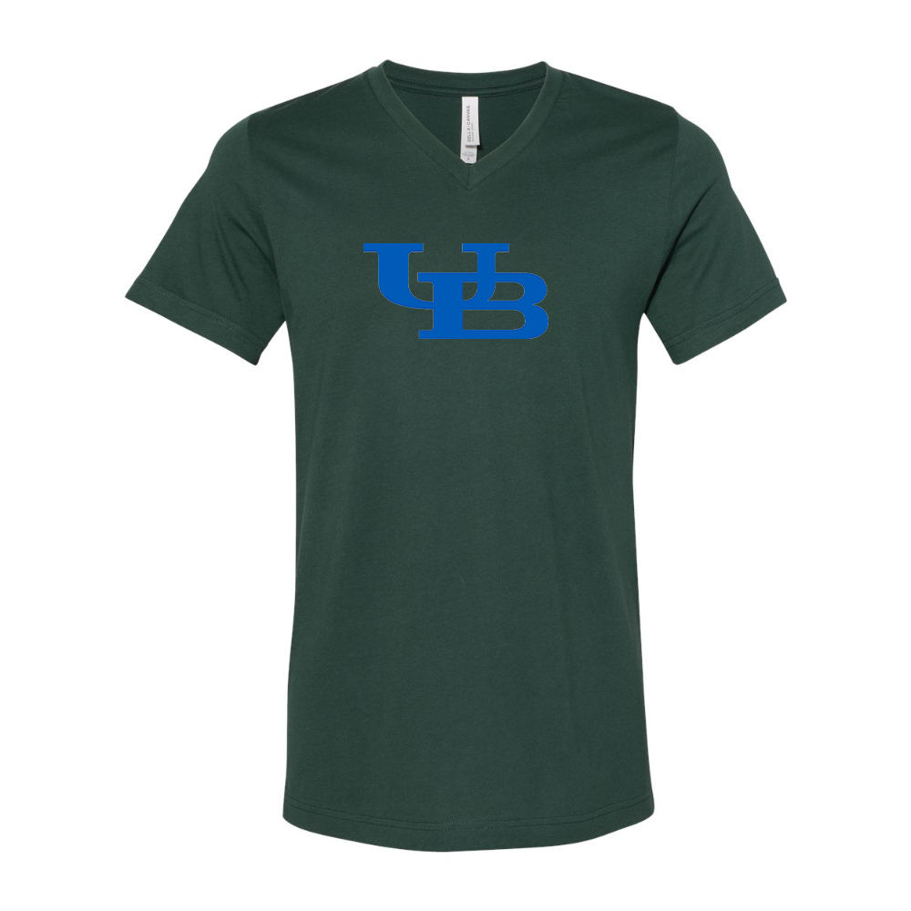 Buffalo Bulls BELLA  CANVAS - Jersey V-Neck T-Shirt