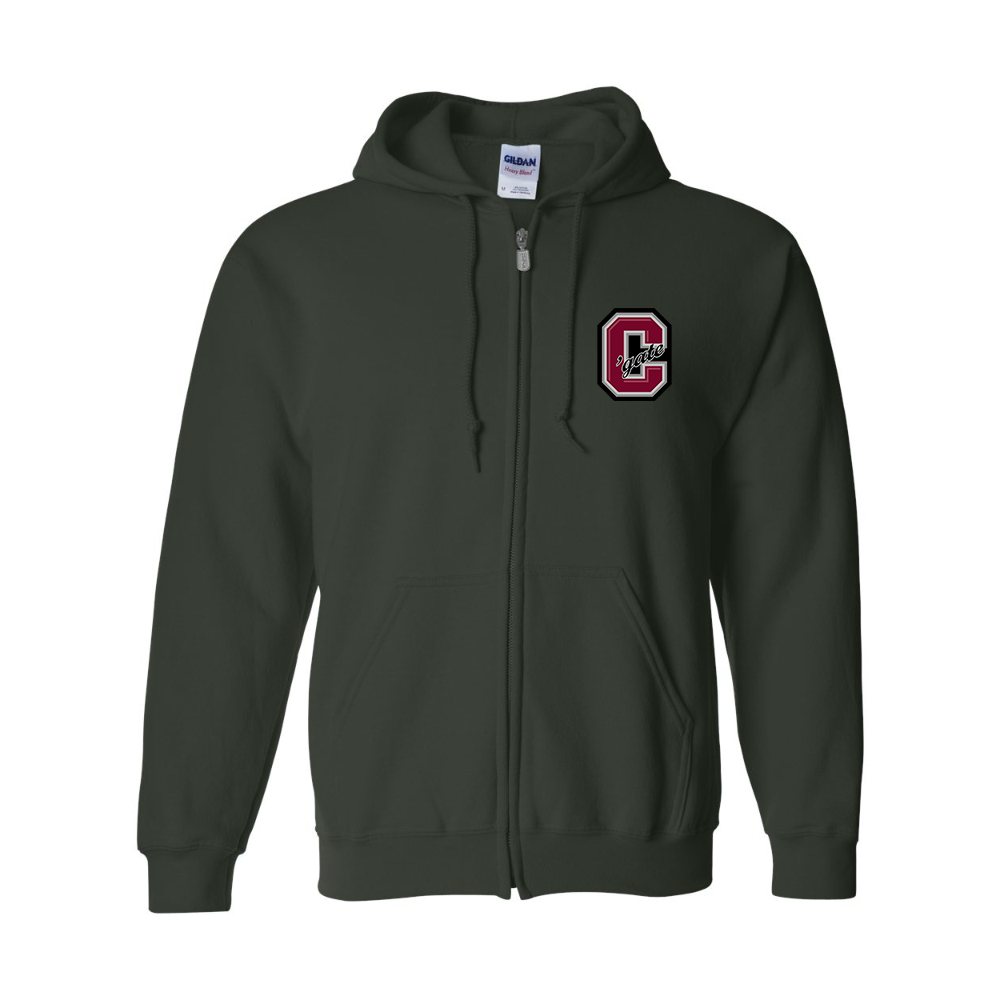Men's  Colgate Raiders  Gildan  Heavy Blend Full Zip Hooded Sweatshirt