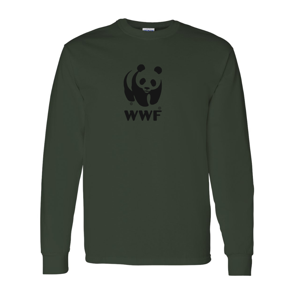 Men's  WWF  Gildan Heavy Cotton Long Sleeve T-Shirt