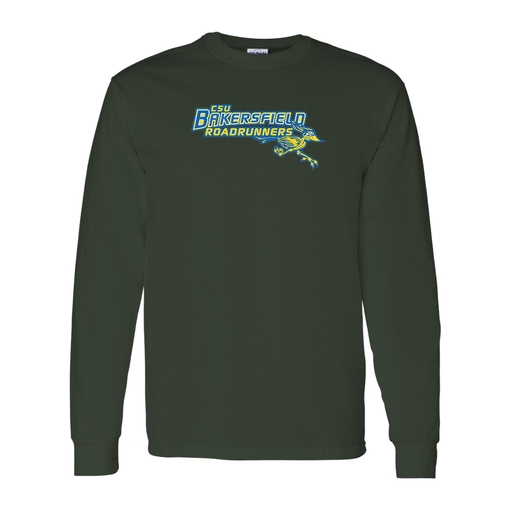 Men's  CSU-Bakersfield Roadrunners Gildan Heavy Cotton Long Sleeve T-Shirt