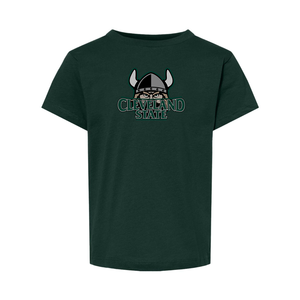 Cleveland State Vikings BELLA  CANVAS Toddler Jersey Tee