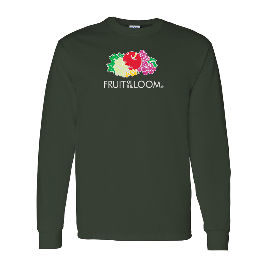 Men's Fruit Of the Loom Gildan Heavy Cotton Long Sleeve T-Shirt