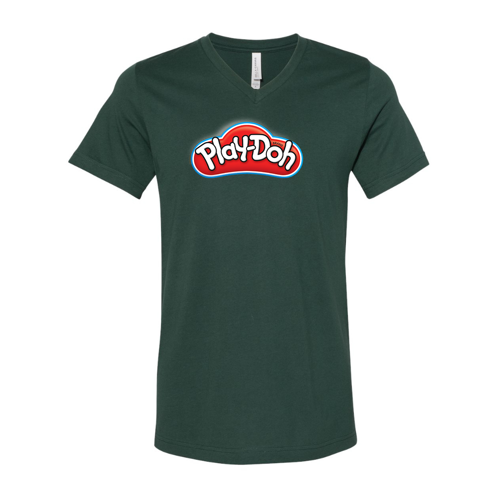 Play Doh BELLA  CANVAS - Jersey V-Neck T-Shirt
