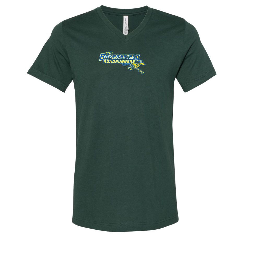 CSU-Bakersfield Roadrunners BELLA  CANVAS - Jersey V-Neck T-Shirt