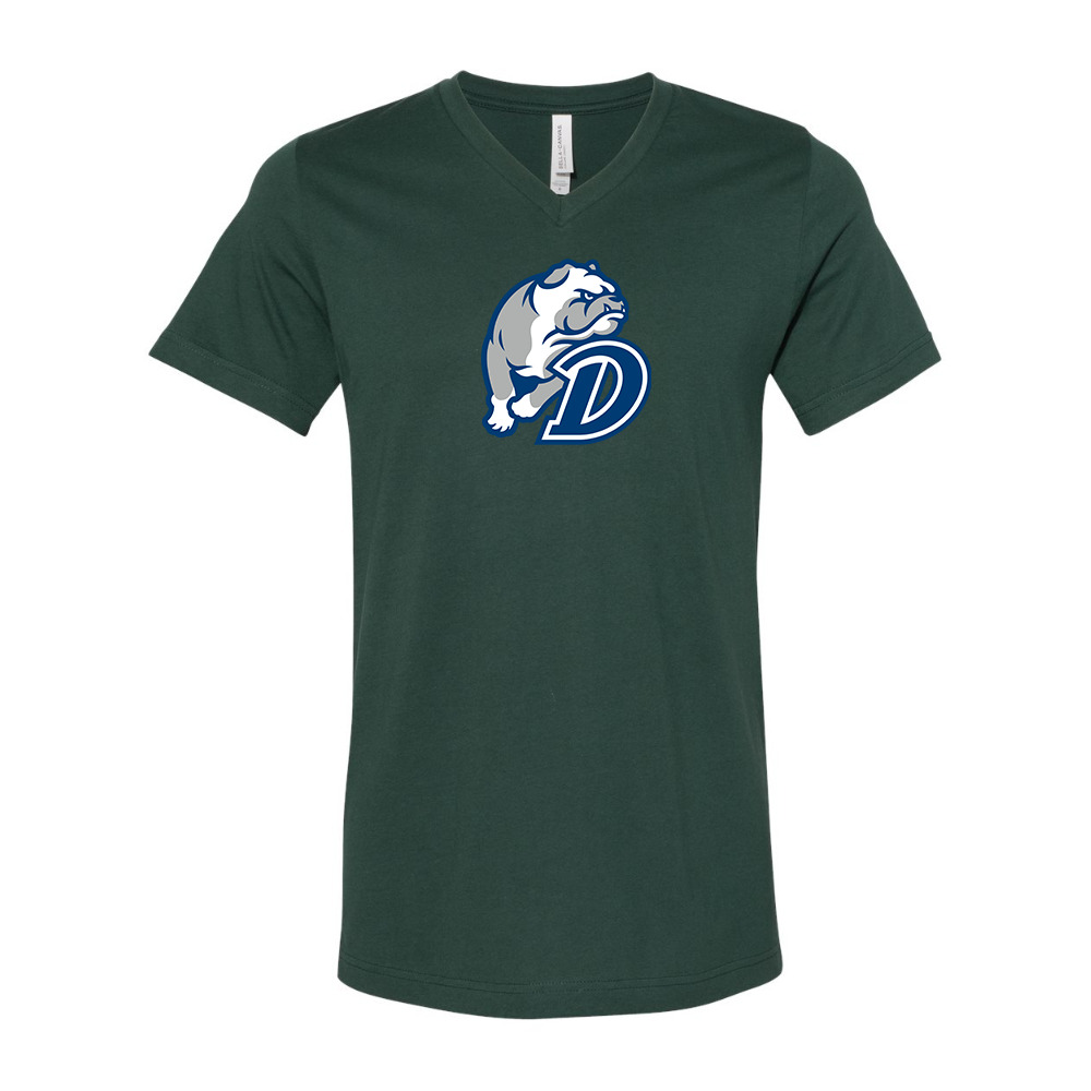 Drake Bulldogs BELLA  CANVAS - Jersey V-Neck T-Shirt