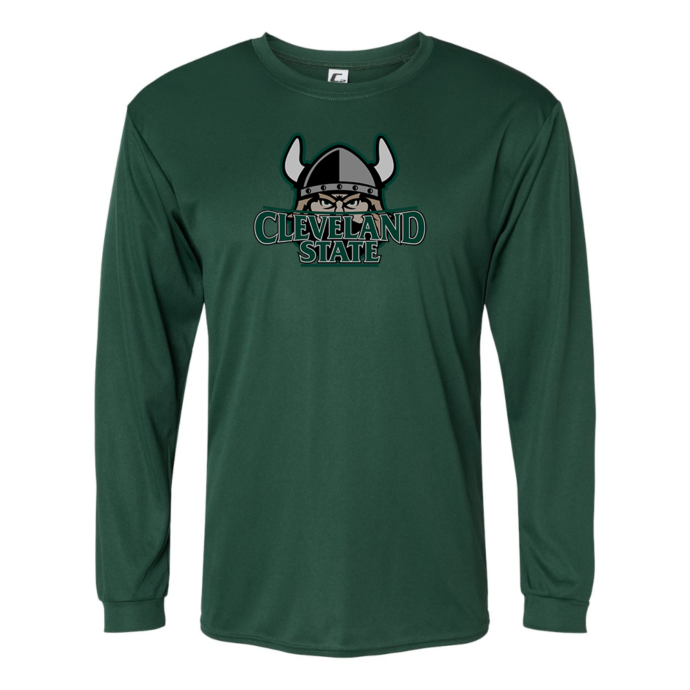 Men's  Cleveland State Vikings Performance Long Sleeve T-Shirt