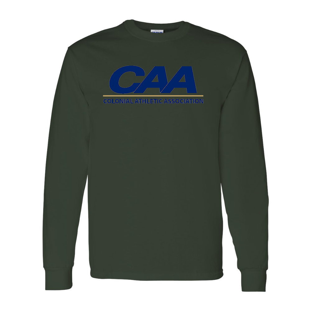 Men's Colonial Athletic Association Gildan Heavy Cotton Long Sleeve T-Shirt