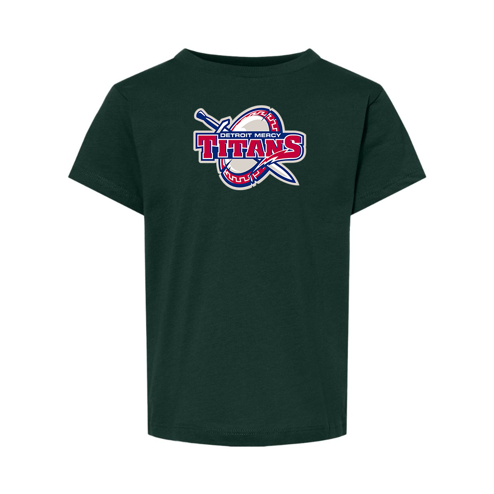 Detroit Titans  BELLA  CANVAS Toddler Jersey Tee