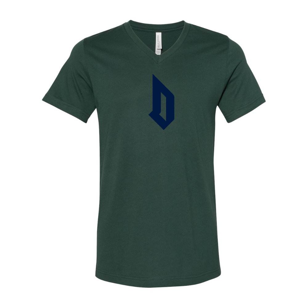 Duquesne Dukes BELLA  CANVAS - Jersey V-Neck T-Shirt
