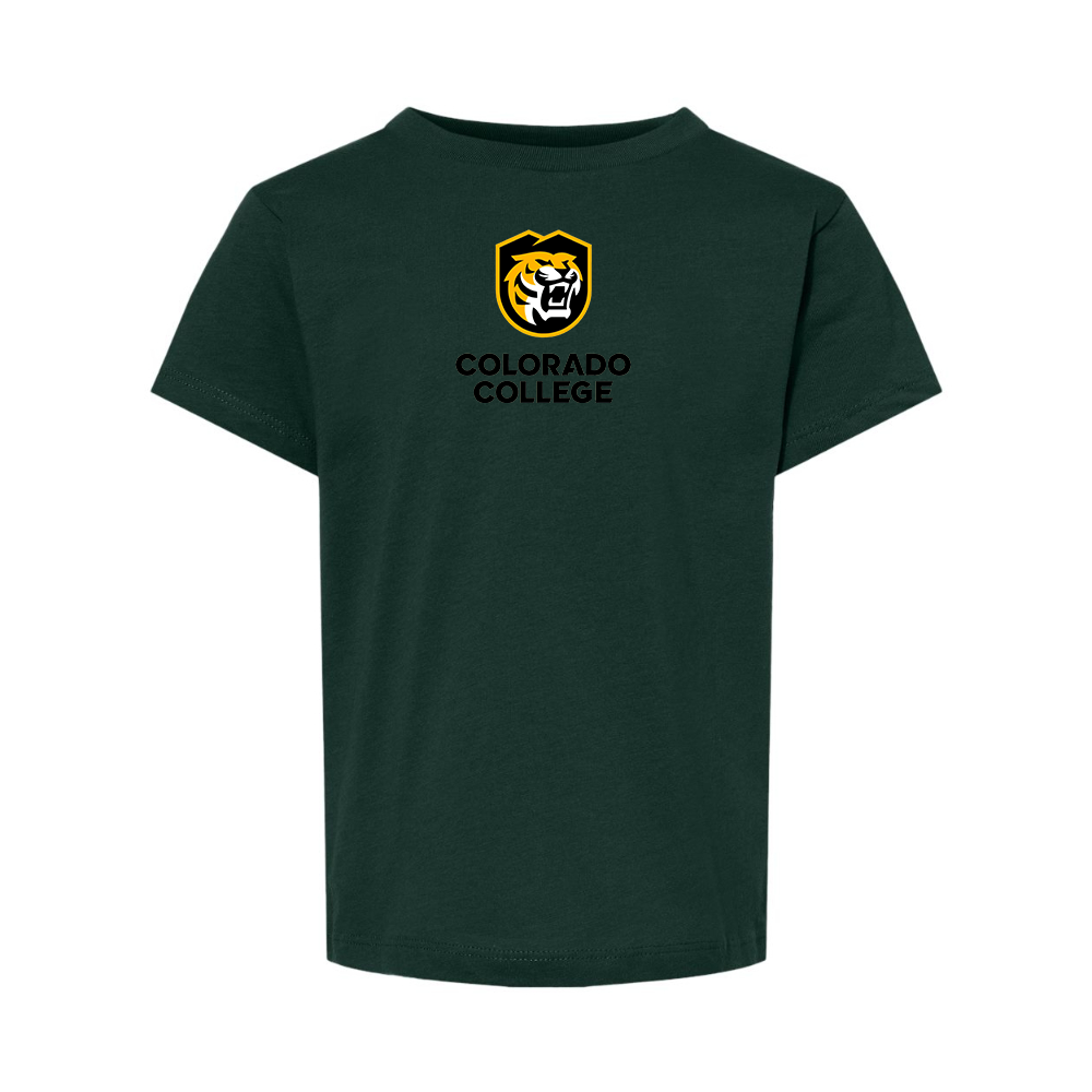 Colorado College Tigers BELLA  CANVAS Toddler Jersey Tee