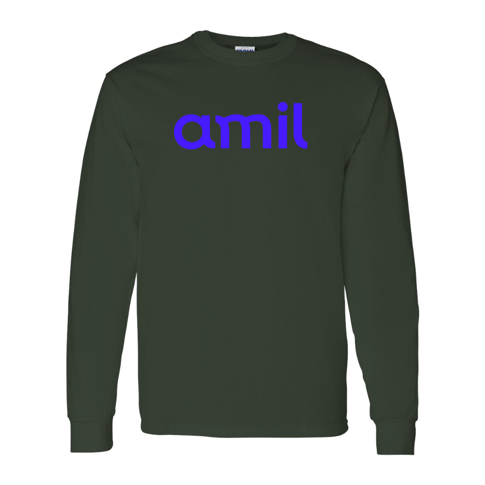 Men's Amil Gildan Heavy Cotton Long Sleeve T-Shirt