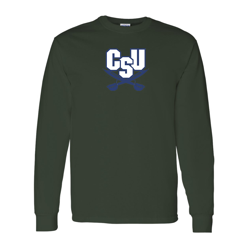 Men's CSU Buccaneers  Gildan Heavy Cotton Long Sleeve T-Shirt