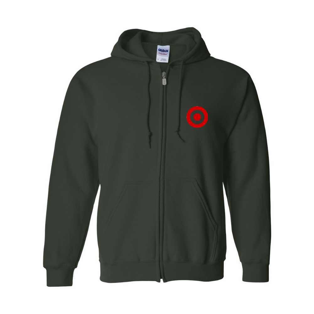 Men's Target Gildan  Heavy Blend Full Zip Hooded Sweatshirt