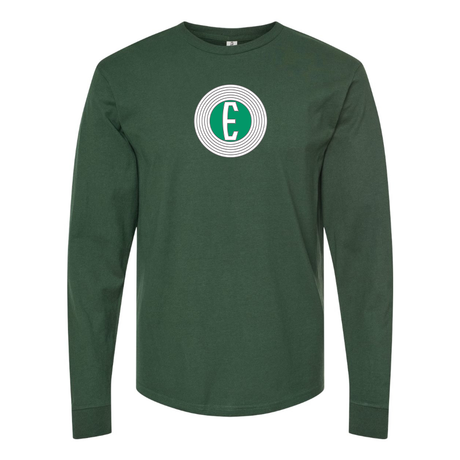Men's Edsel Logo Cotton Long Sleeve T-Shirt
