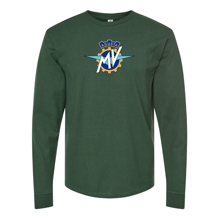 Men's MV Agusta Logo Cotton Long Sleeve T-Shirt