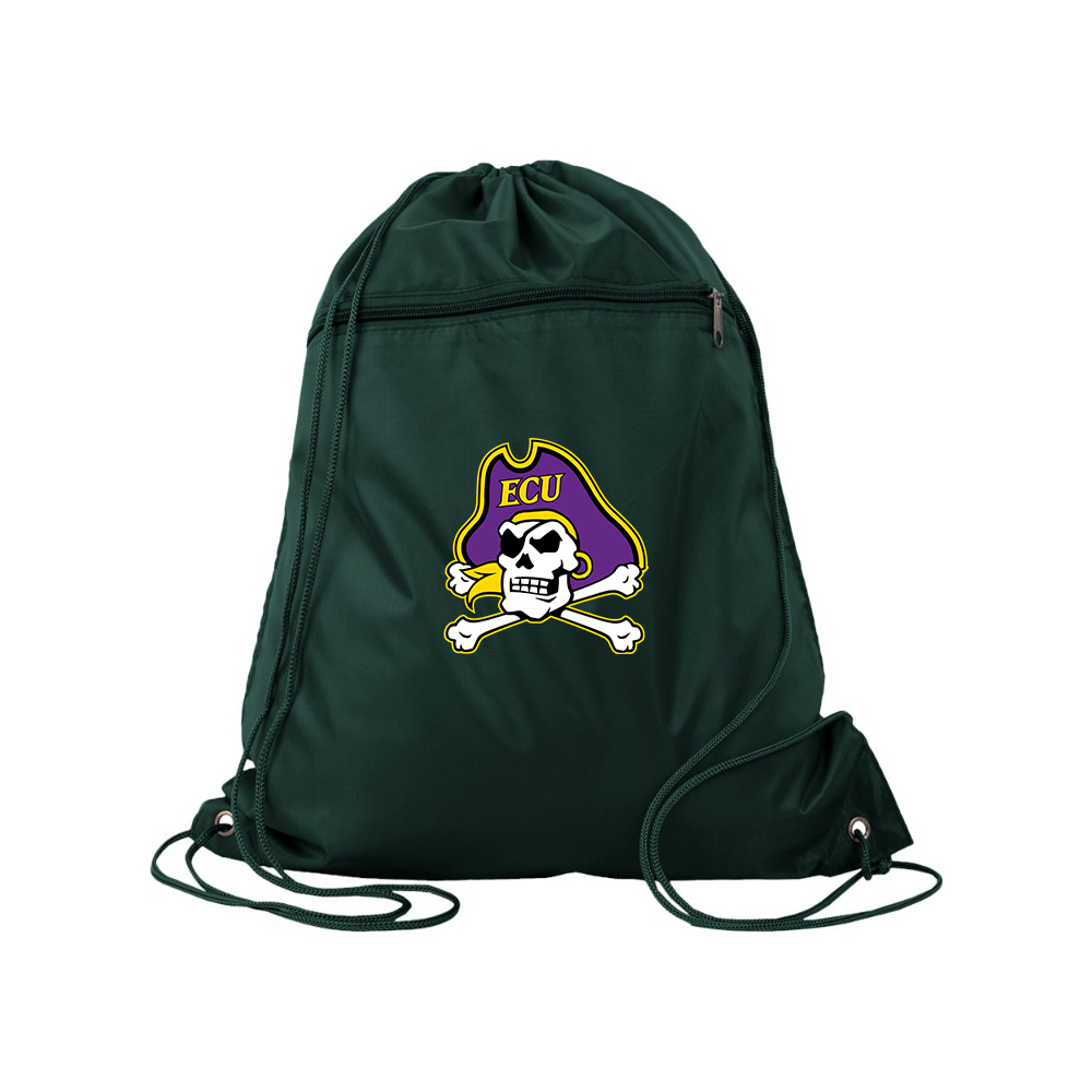 East Carolina Pirates  Q-Tees - Polyester Cinchpack