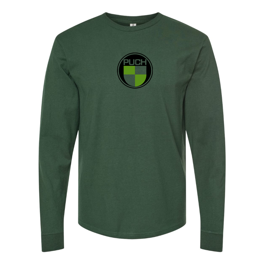 Men's Puch Logo Cotton Long Sleeve T-Shirt