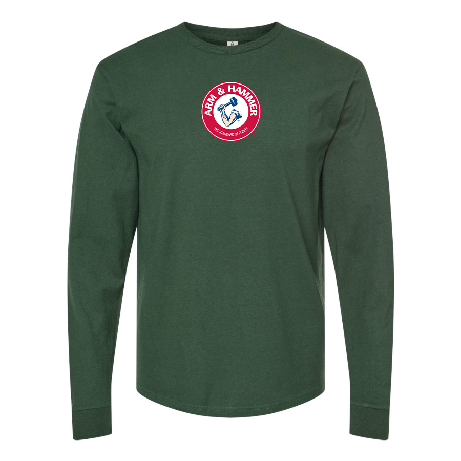 Men's Arm Hammer Logo Cotton Long Sleeve T-Shirt