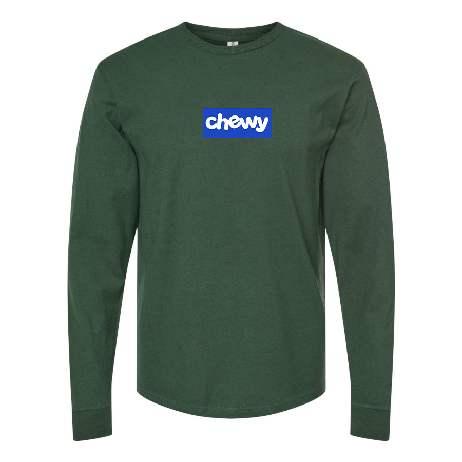 Men's chewy Logo Cotton Long Sleeve T-Shirt
