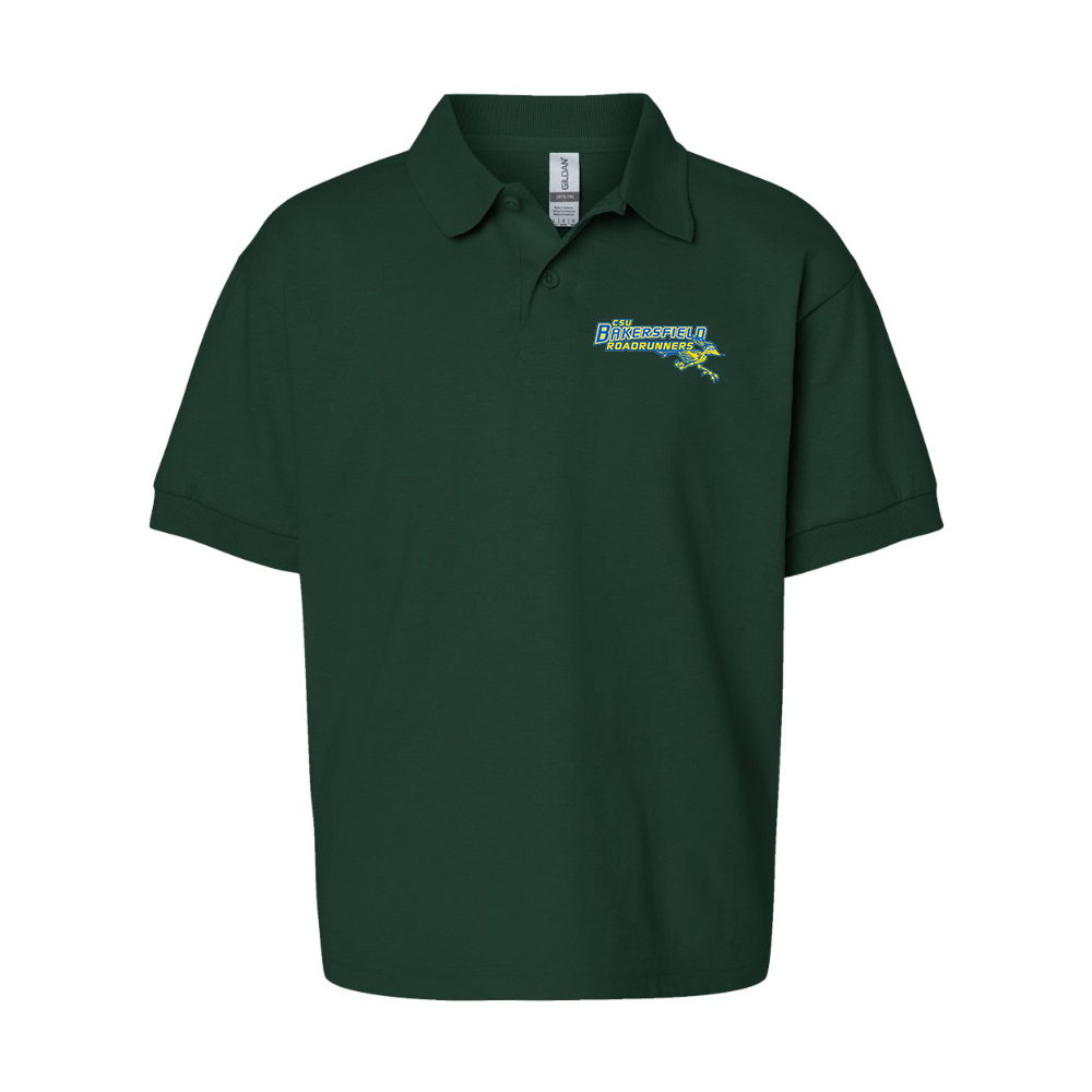 Youth  CSU-Bakersfield Roadrunners Gildan Dry Blend Jersey Polo