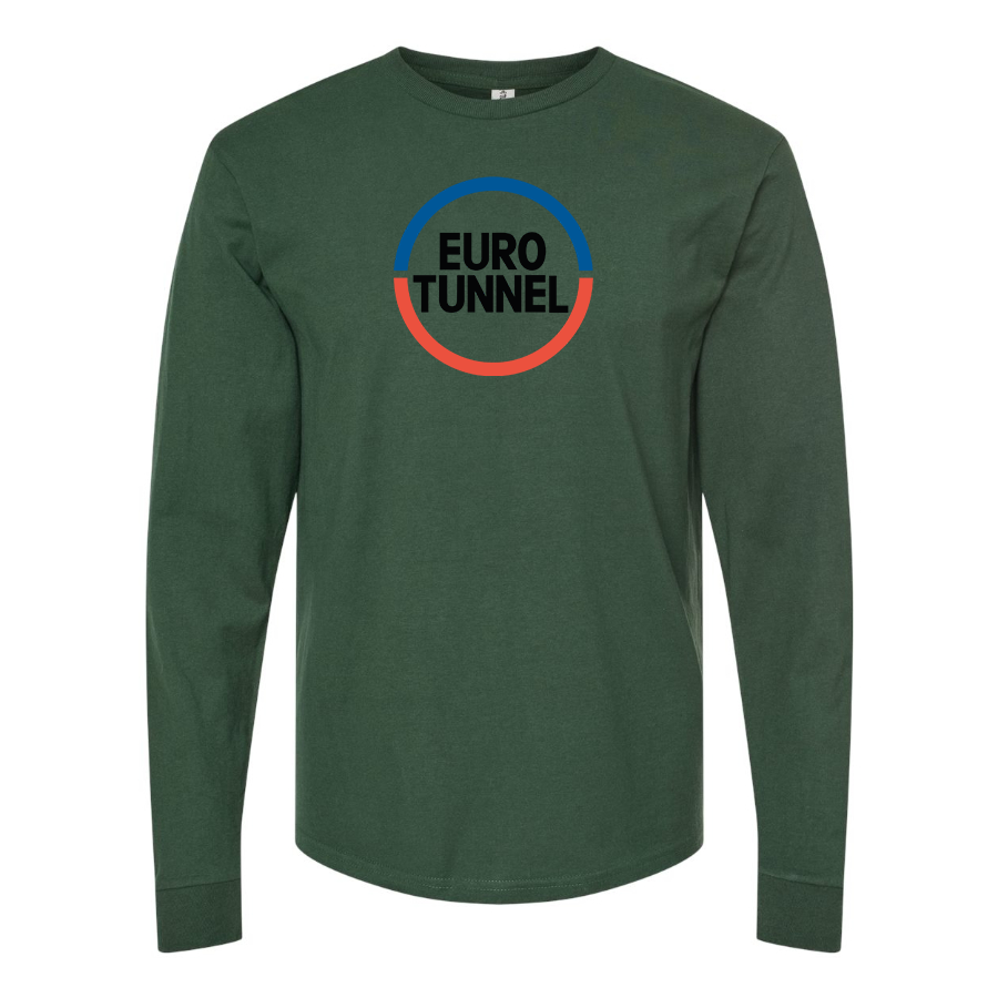 Men's   Eurotunnel   Logo Cotton Long Sleeve T-Shirt