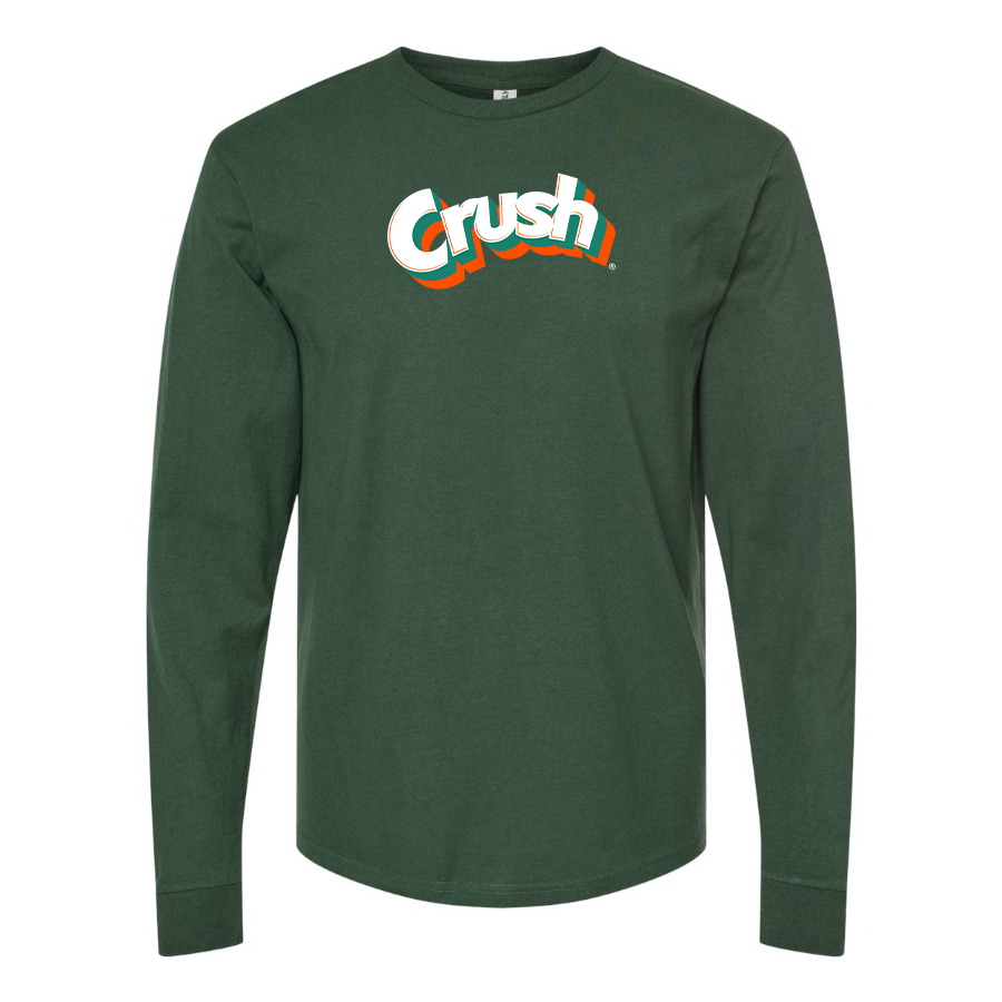 Men's Crush Logo Cotton Long Sleeve T-Shirt