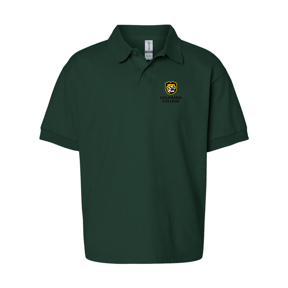 Youth Colorado College Tigers  Gildan Dry Blend Jersey Polo