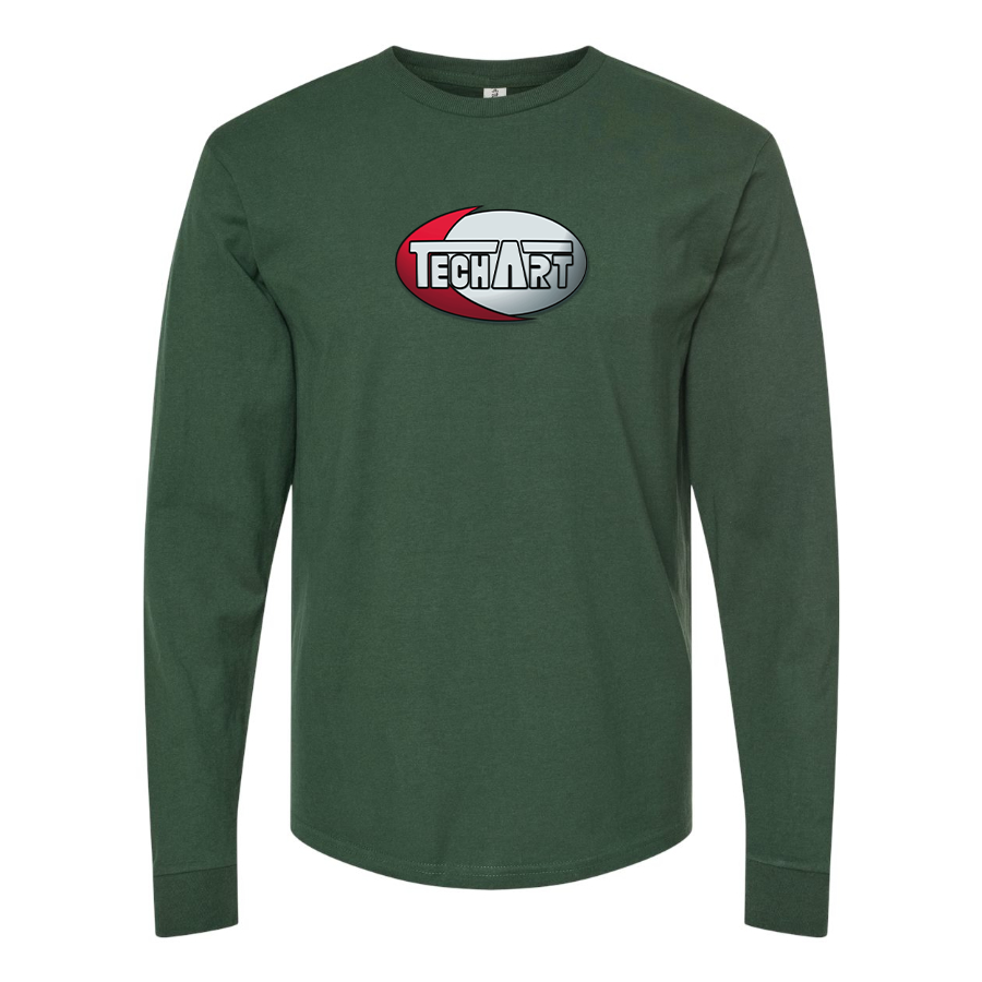 Men's TechArt Logo Cotton Long Sleeve T-Shirt