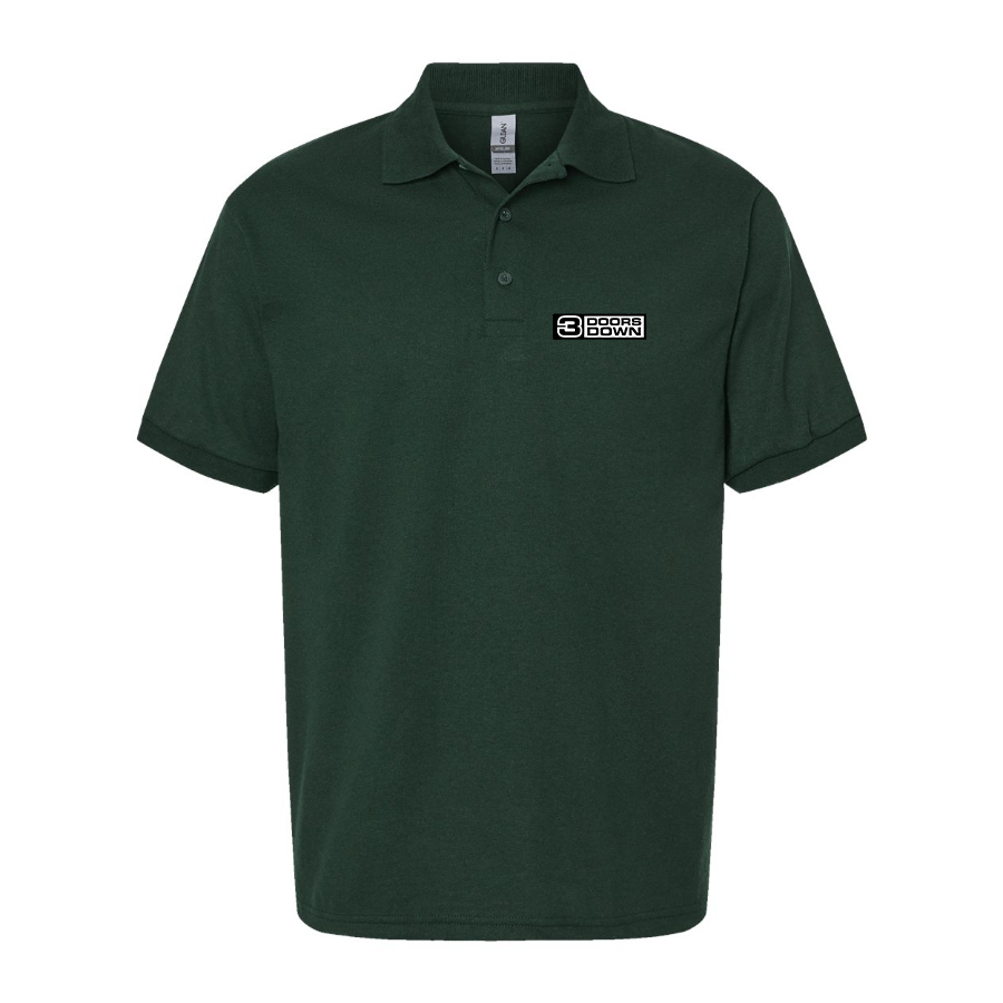 Men's 3 Doors Down Logo Dry Blend Polo