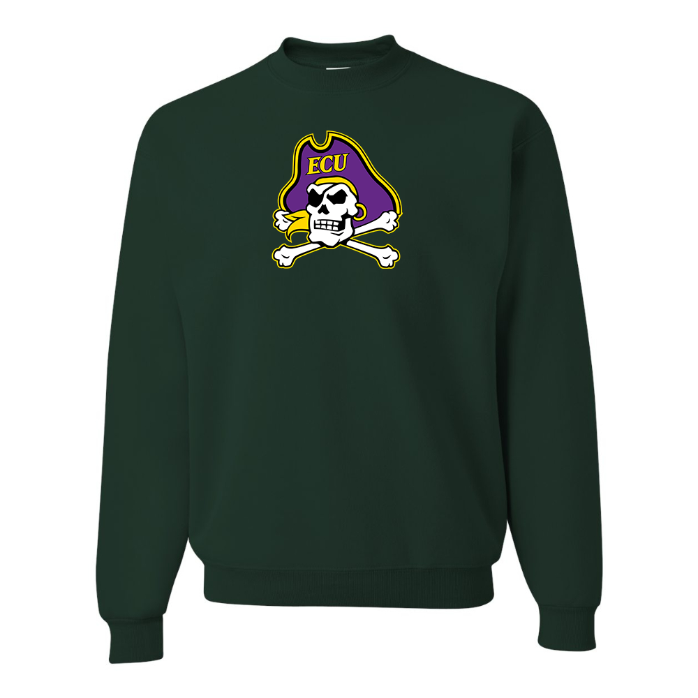 Men's  East Carolina Pirates JERZEES NuBlend Crewneck Sweatshirt