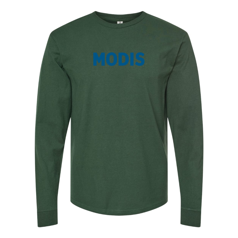 Men's Modis Logo Cotton Long Sleeve T-Shirt